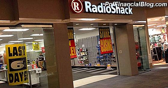 Radio Shack Store sluitingen in 2015