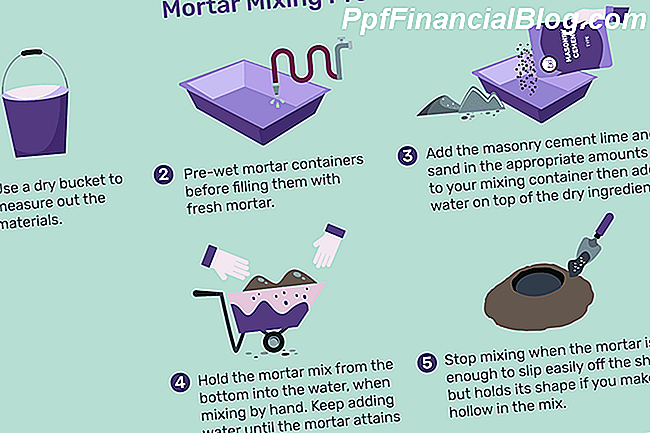 Mortar Mixing Tips og beløb